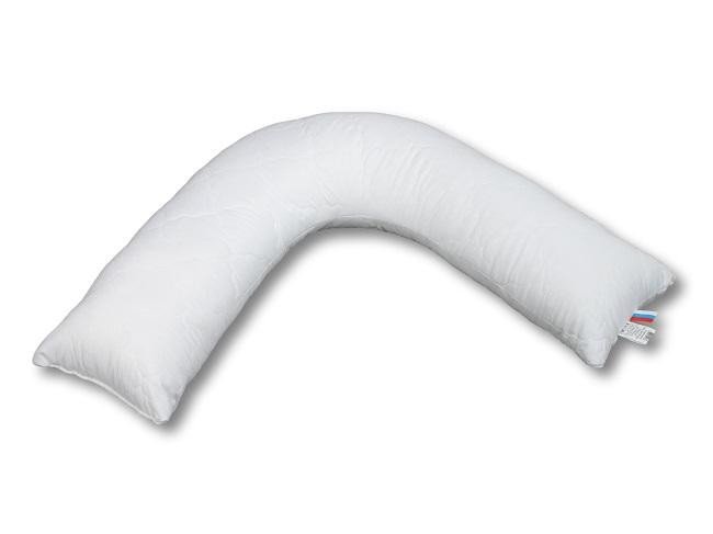 Подушка стеганая для беременных АЛЬВИТЕК ЛЕБЯЖКА-МИКРОФИБРА БУМЕРАНГ 180х35