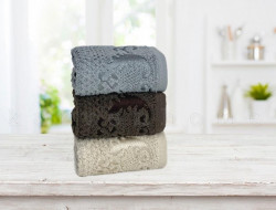 Набор кухонных полотенец махровых хлопковых KARVEN HM726 EYSAN V1 30х50 (3шт)