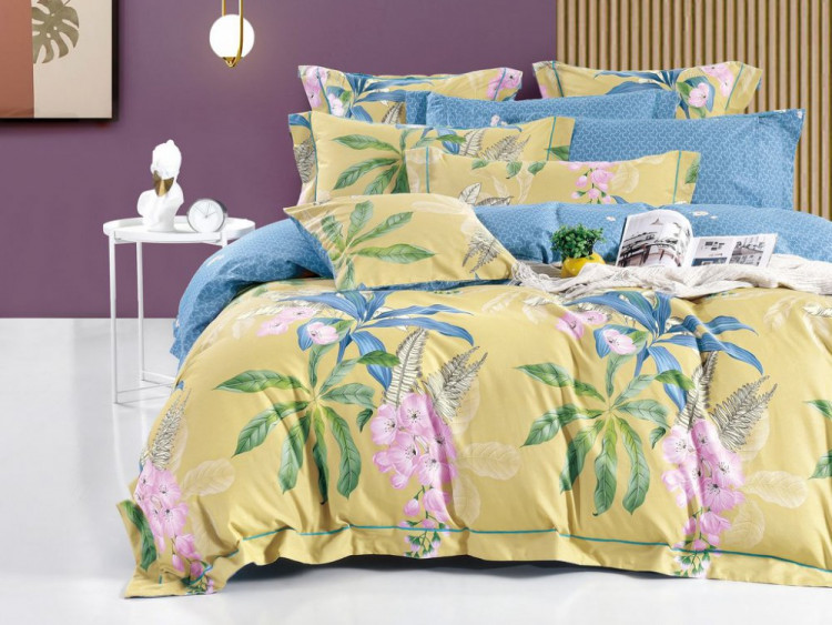 Постельное белье из сатина ASABELLA 1767-6 50х70 (2шт) и 70х70 (2шт) евро