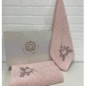 Набор полотенец в подарочной коробке DIVA AFRODITA PREMIUM KODI 50х90 (1шт), 70х140 (1шт) розовый