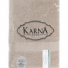 Полотенце хлопковое махровое KARNA AREL капучино 50х100