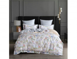 Постельное белье из египетского хлопка Premium ASABELLA Акварель 50х70 (2шт) и 70х70 (2шт) евро