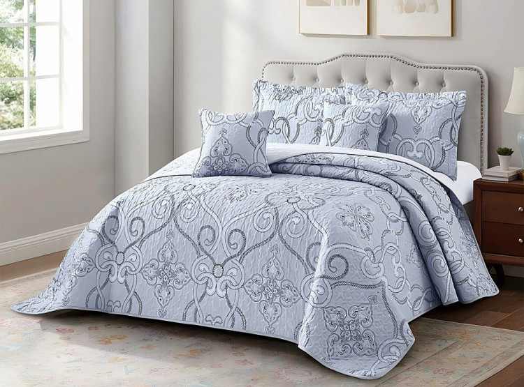 Покрывало с наволочками тонкое из полисатина TANGO LAFAYETTE виллуаре 220х240