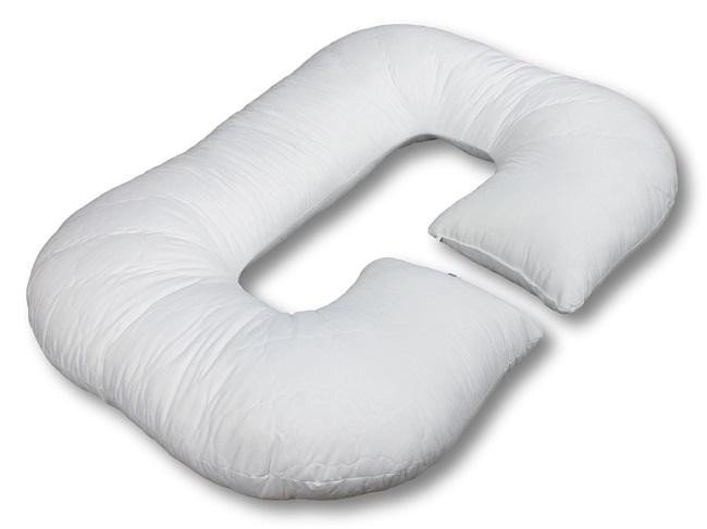 Подушка стеганая для беременных АЛЬВИТЕК ЛЕБЯЖКА-МИКРОФИБРА С 400х35