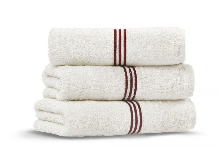 Полотенце махровое из хлопка CASUAL AVENUE TOSCANA red wine 50х90