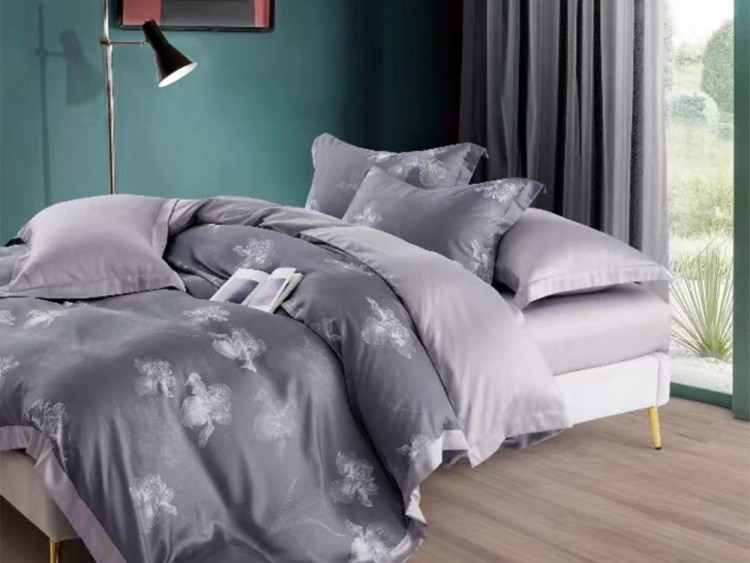 Постельное белье из тенсела люкс ASABELLA 2091-6 50х70 (2шт) и 70х70 (2шт) евро