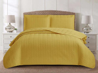 Покрывало тонкое из микрофибры TANGO AMZ MARRAKECH желтое 215х240