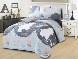 Постельное белье из твила с одеялом TANGO PRIMAVERA W-60 50х70 (2шт) евро