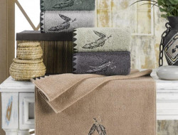 Набор полотенец махровых хлопковых KARVEN H5133 TUY NAKIS 50х90 (6шт)