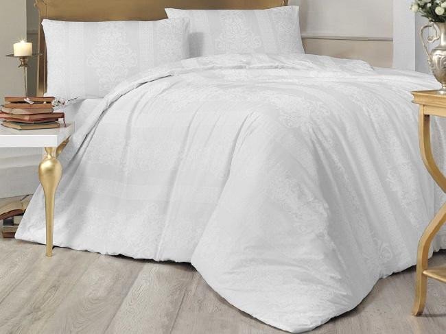 Постельное белье ALTINBASAK RANFORCE NOBBY белое 50х70 евро