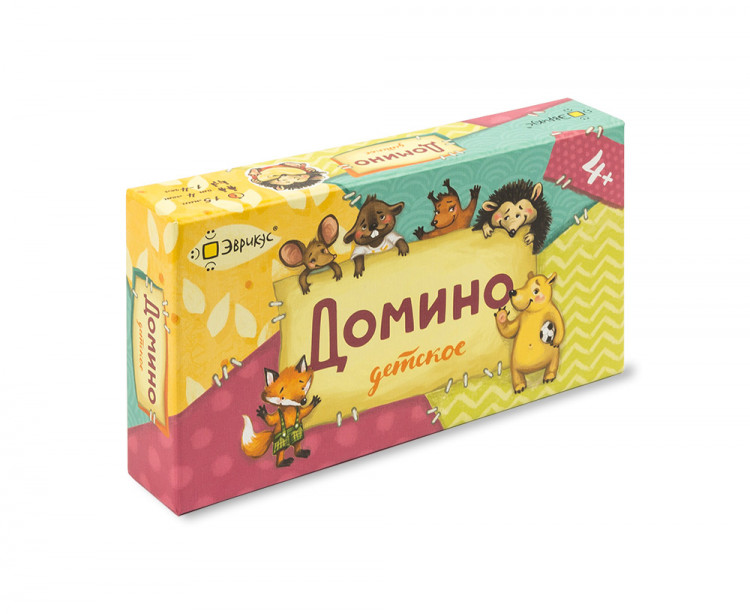 Настольная игра ЭВРИКУС Домино детское BG-12018