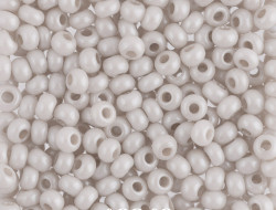 Бисер PRECIOSA (Чехия) круглый 4 10/0 2.3 мм 500 гр 16249 (Ф301) светло-серый