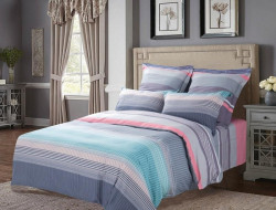 Постельное белье из печатного сатина SAILID B-208-3 евро