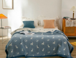 Покрывало тонкое двухстороннее из хлопка SAILID H-52-3 200х230