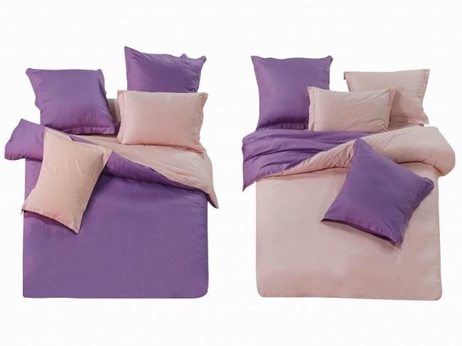 Постельное белье из однотонного сатина САЙЛИД L-7 1,5-спальное