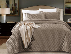 Покрывало с наволочками тонкое велюровое TANGO ARABESQUE ARA-02 240х260