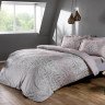 Постельное белье из сатина TAC DELUX PREMIUM DIGITAL CALEDON серое евро