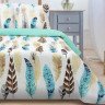 Постельное белье из поплина ЭТЕЛЬ ПЕРЬЯ семейное