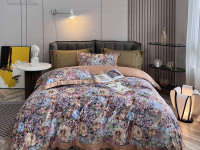 Постельное белье из египетского хлопка ASABELLA 1946-6 50х70 (2шт) и 70х70 (2шт) евро