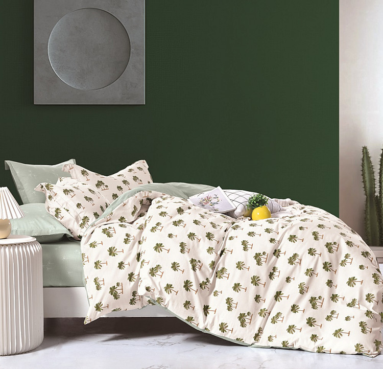 Постельное белье из сатина TANGO таити 50х70 (2шт) 2-спальное