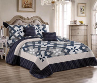 Покрывало с наволочками из полиэстера TANGO PATCHWORK PW-24 230х250