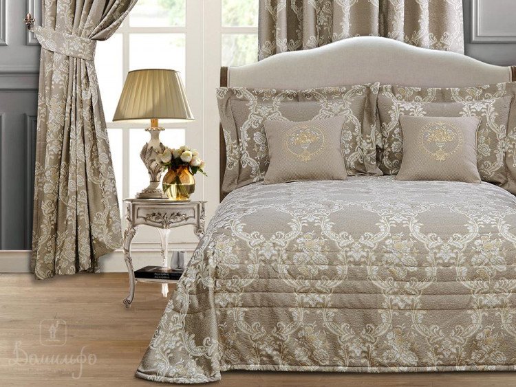 Покрывало с подушками и наволочками из жаккарда ASABELLA 55B-4H 240х260