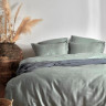 Постельное белье из ранфорс-жаккарда KARVEN N298 KELEBEK NATURAL GREEN 50х70 (2шт), 70х70 (2шт) евро