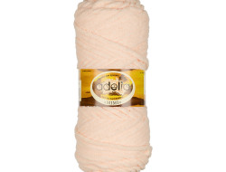 Пряжа ADELIA MIMI №07 светло-бежевая 100% полиэстер, 5 шт х 100 гр, 80 м +/- 4 м