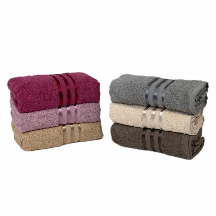 Набор полотенец махровых хлопковых KARVEN H3272 VENUS-2 50х90 (6шт)