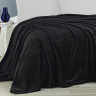 Плед из полиэстера KARVEN SUPER SOFT P942 MELINDA черный 200х220