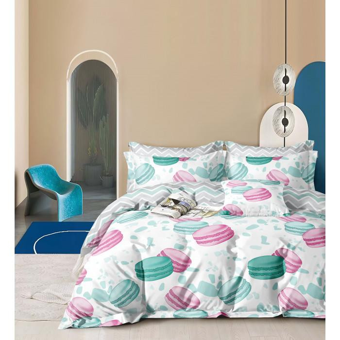 Постельное белье из твил-сатина BELPOL МАКАРУНЫ 70х70 (2шт) 1,5-спальное