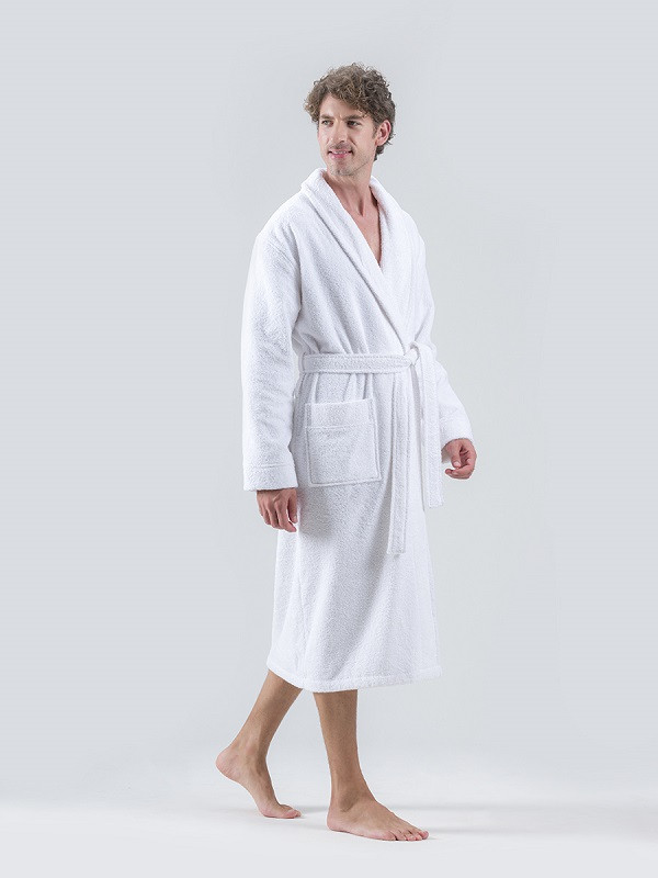 Халат мужской хлопковый махровый KARNA LEON белый XXL