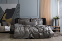 Простыня на резинке GERMAN GRASS Graphite Allure Grass 180х200x40