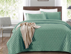 Покрывало с наволочками тонкое велюровое TANGO ARABESQUE ARA-04 240х260