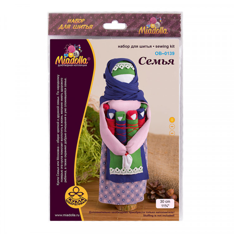 Набор для изготовления игрушки Miadolla OB-0139 Семья