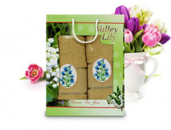 Набор махровых полотенец в коробке GULCAN VALLEY VAR-04 50х90 (1шт) и 70х140 (1шт)