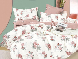 Постельное белье из твила TANGO теплый букет 70х70 (2шт) 2-спальное