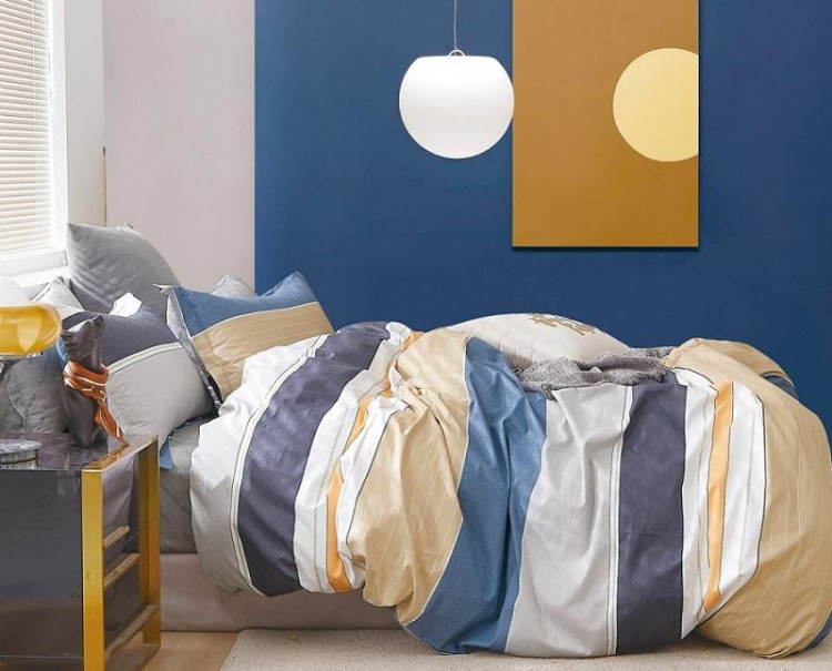 Постельное белье двухстороннее из твил-сатина SAILID BP-129-2 2-спальное