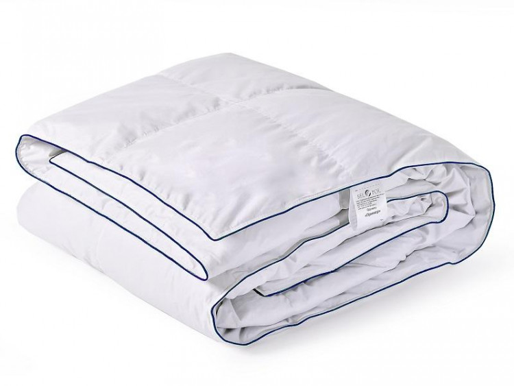 Одеяло кассетное из серого гусиного пуха BELPOL ПРИМЕР 140х205 теплое