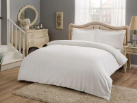 Постельное белье из сатина TAC SATEN COLOR DREAMS белое евро