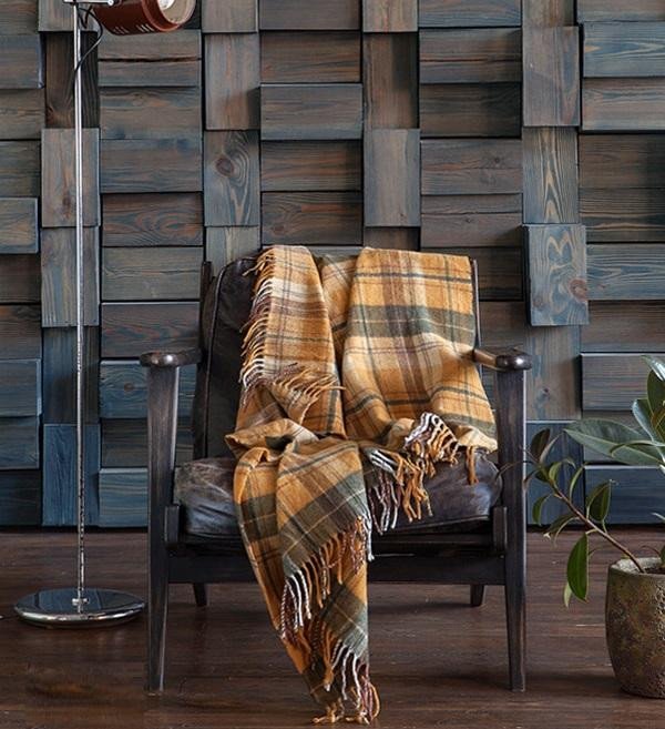 Плед LUXBERRY 06161 VANDYCK оранжевый-зеленый 130х170