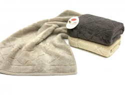 Набор полотенец махровых хлопковых KARVEN MICRO COTTON PREMIUM HS968 EVA-2 90х150 (3шт)