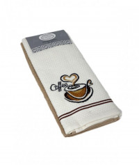 Набор кухонных полотенец хлопковых KARVEN HM770 ASKILI MUTFAK bej-krem V4 40х60 (2шт)