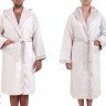 Халат банный унисекс из хлопка и льна DEVILLA 03607 SENSES бежевый XXL
