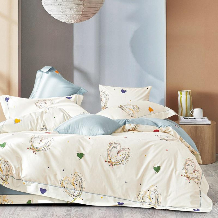 Постельное белье из сатина CRISTELLE AMANTE AM-128 1,5-спальное