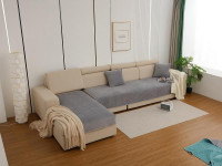 Набор накидок на диван из микрофибры TANGO SOFA серый 90х160 (2шт)