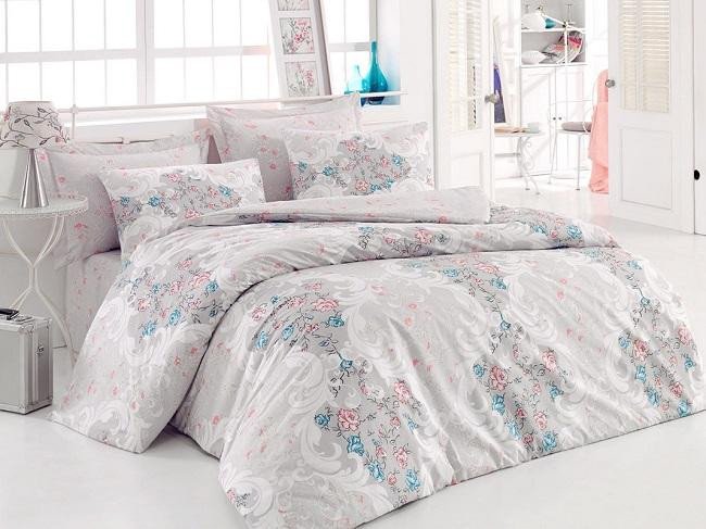 Постельное белье из ранфорса COTTON BOX VAR-07 50х70 (2шт) евро