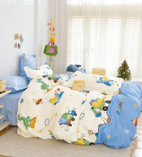 Постельное белье из твил-сатина TANGO диномир 70х70 (2шт) 1,5-спальное