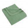 Плед хлопковый с акрилом KARNA OSLO зеленый 200х220