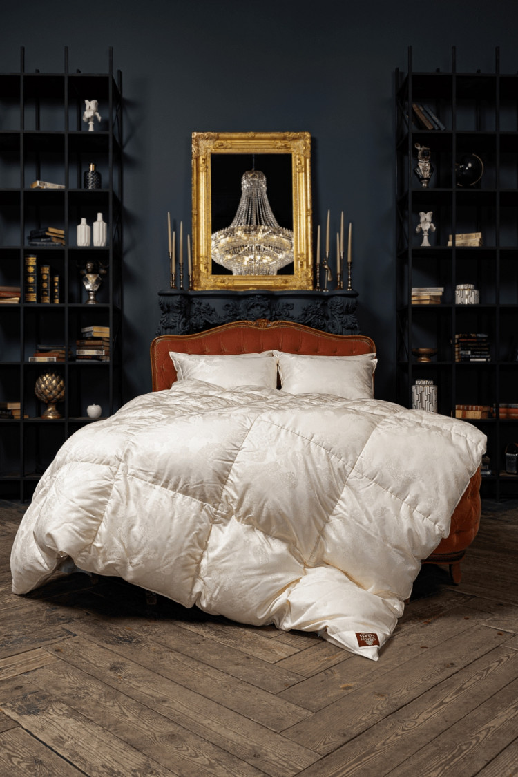 Одеяло кассетное GERMAN GRASS SILK DOWN GRASS 160х220 теплое